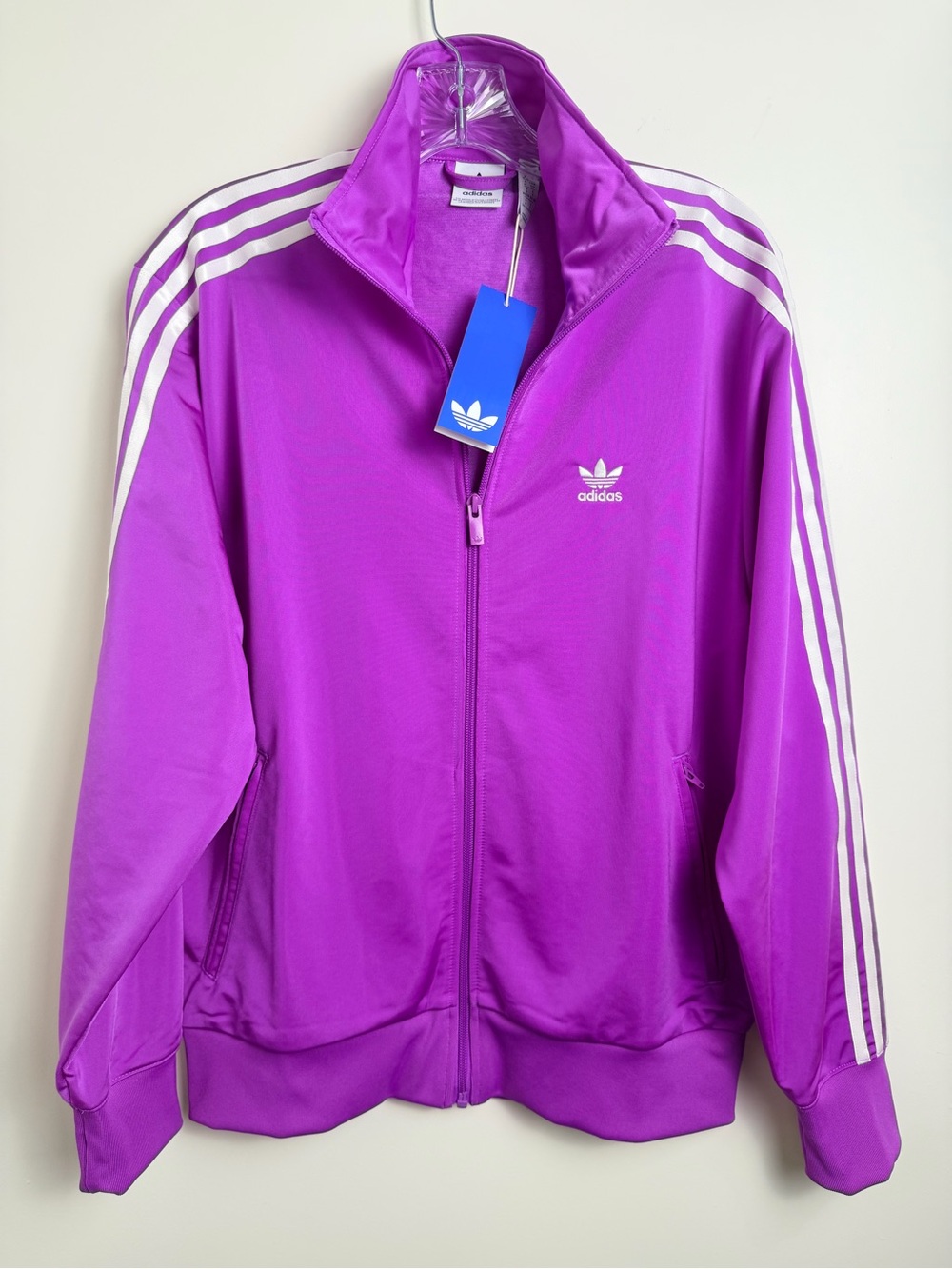 Adidas Originals Firebird TT Track Jacket Women’s Small Purple White NWT